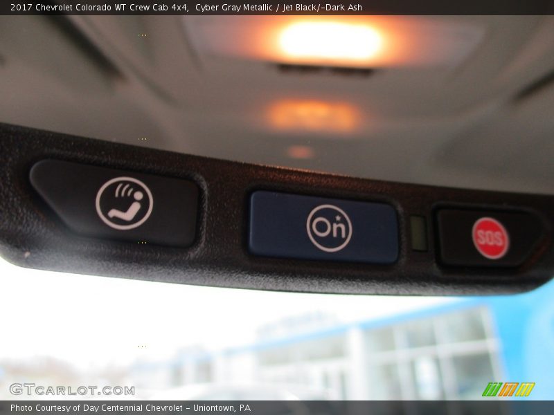 Cyber Gray Metallic / Jet Black/­Dark Ash 2017 Chevrolet Colorado WT Crew Cab 4x4