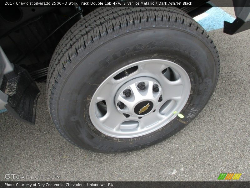 Silver Ice Metallic / Dark Ash/Jet Black 2017 Chevrolet Silverado 2500HD Work Truck Double Cab 4x4