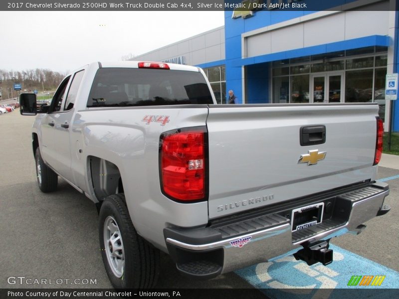 Silver Ice Metallic / Dark Ash/Jet Black 2017 Chevrolet Silverado 2500HD Work Truck Double Cab 4x4