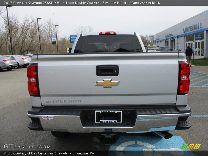 Silver Ice Metallic / Dark Ash/Jet Black 2017 Chevrolet Silverado 2500HD Work Truck Double Cab 4x4