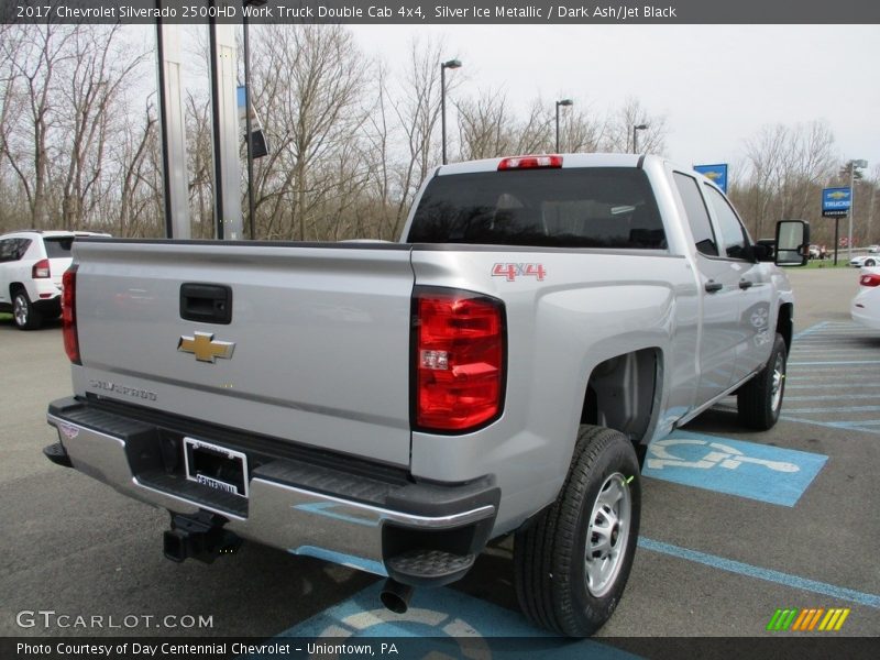 Silver Ice Metallic / Dark Ash/Jet Black 2017 Chevrolet Silverado 2500HD Work Truck Double Cab 4x4
