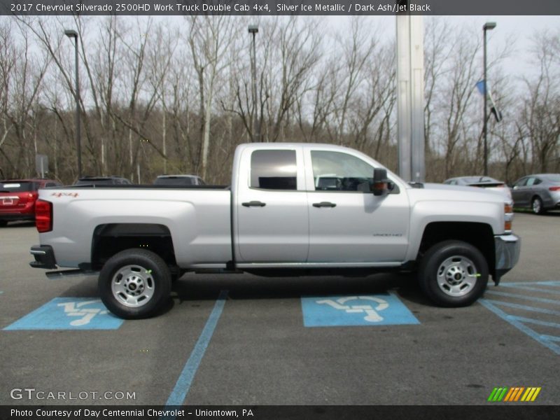 Silver Ice Metallic / Dark Ash/Jet Black 2017 Chevrolet Silverado 2500HD Work Truck Double Cab 4x4