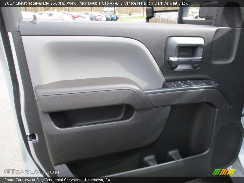 Silver Ice Metallic / Dark Ash/Jet Black 2017 Chevrolet Silverado 2500HD Work Truck Double Cab 4x4