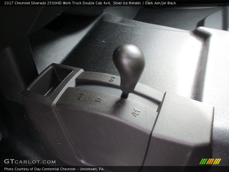 Silver Ice Metallic / Dark Ash/Jet Black 2017 Chevrolet Silverado 2500HD Work Truck Double Cab 4x4