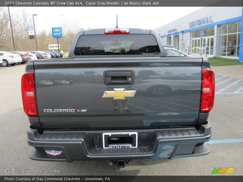 Cyber Gray Metallic / Jet Black/­Dark Ash 2017 Chevrolet Colorado WT Crew Cab 4x4