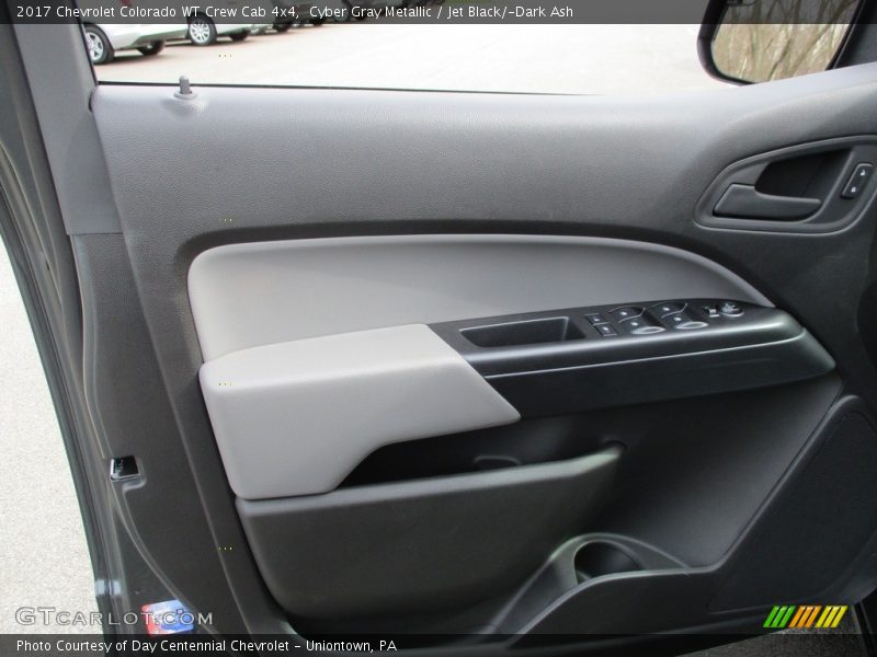 Cyber Gray Metallic / Jet Black/­Dark Ash 2017 Chevrolet Colorado WT Crew Cab 4x4