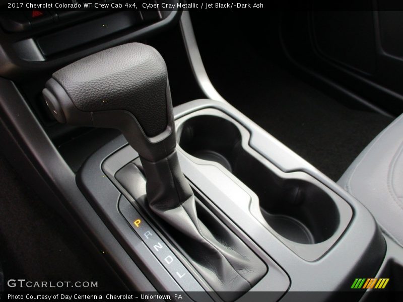Cyber Gray Metallic / Jet Black/­Dark Ash 2017 Chevrolet Colorado WT Crew Cab 4x4