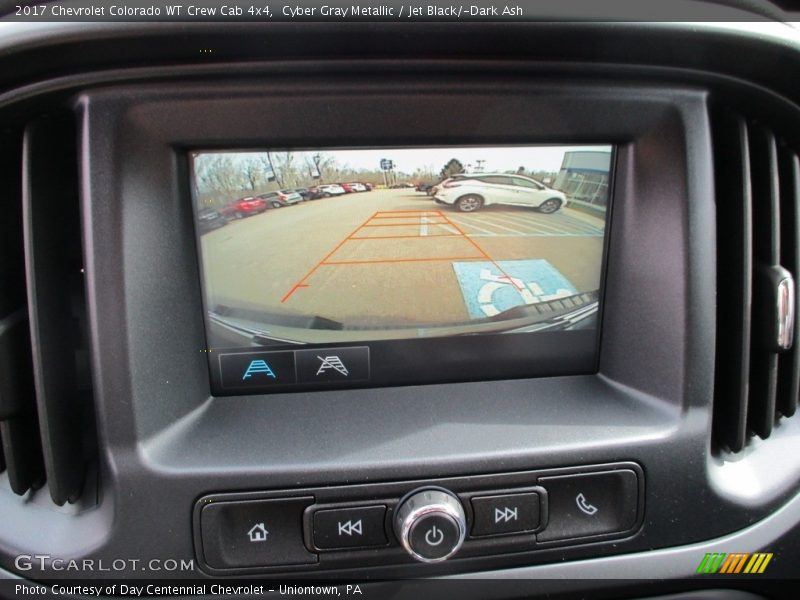 Cyber Gray Metallic / Jet Black/­Dark Ash 2017 Chevrolet Colorado WT Crew Cab 4x4