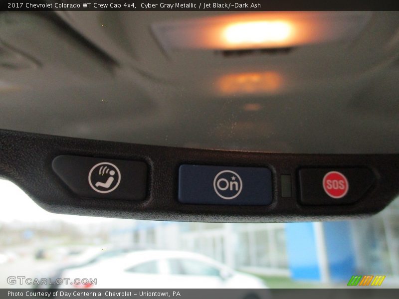 Cyber Gray Metallic / Jet Black/­Dark Ash 2017 Chevrolet Colorado WT Crew Cab 4x4