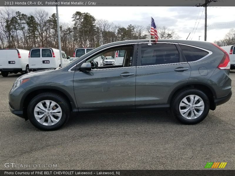 Polished Metal Metallic / Gray 2013 Honda CR-V EX