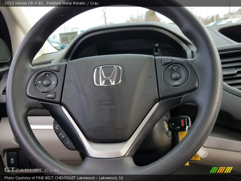 Polished Metal Metallic / Gray 2013 Honda CR-V EX