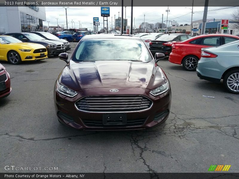 Bordeaux Reserve Red Metallic / Earth Gray 2013 Ford Fusion S