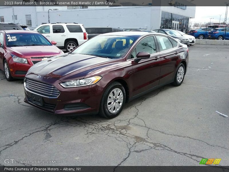 Bordeaux Reserve Red Metallic / Earth Gray 2013 Ford Fusion S