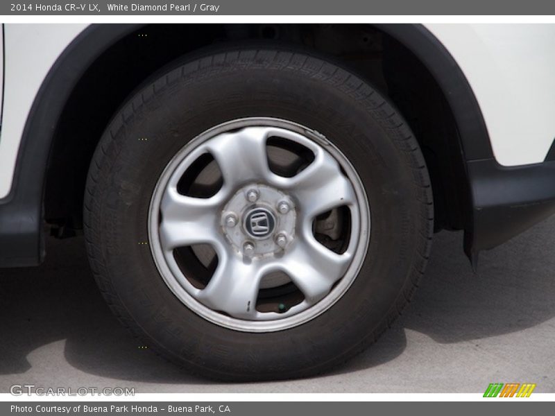 White Diamond Pearl / Gray 2014 Honda CR-V LX