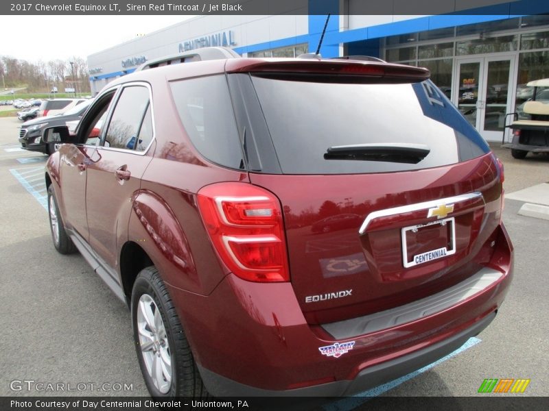 Siren Red Tintcoat / Jet Black 2017 Chevrolet Equinox LT