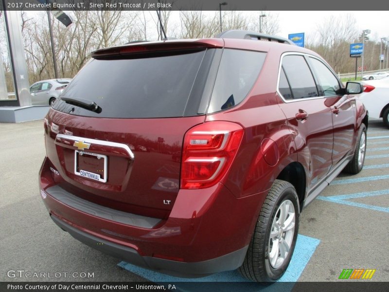 Siren Red Tintcoat / Jet Black 2017 Chevrolet Equinox LT