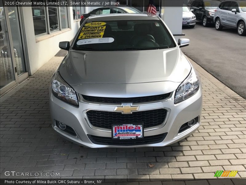 Silver Ice Metallic / Jet Black 2016 Chevrolet Malibu Limited LTZ