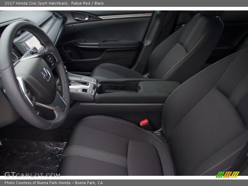 Rallye Red / Black 2017 Honda Civic Sport Hatchback