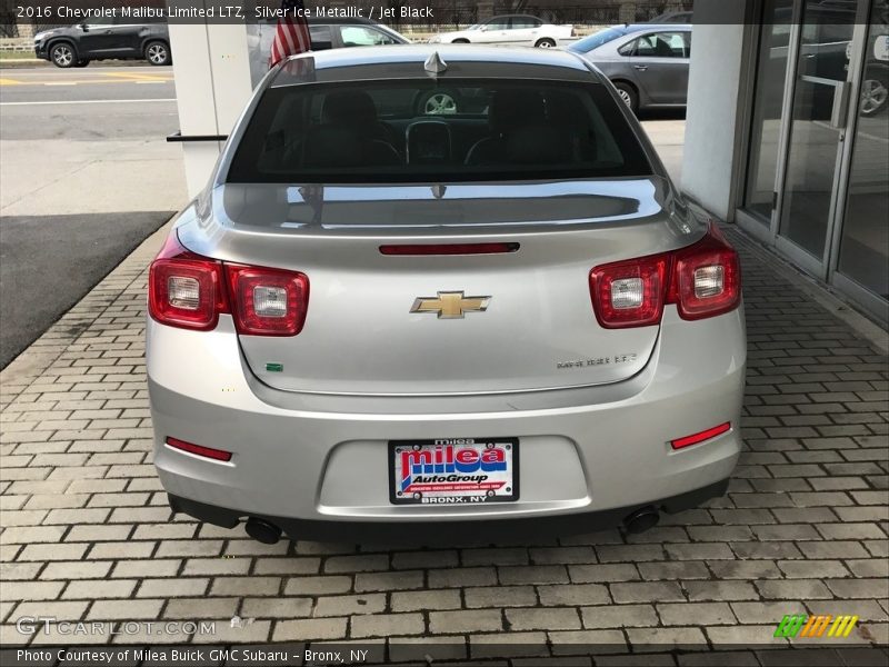 Silver Ice Metallic / Jet Black 2016 Chevrolet Malibu Limited LTZ