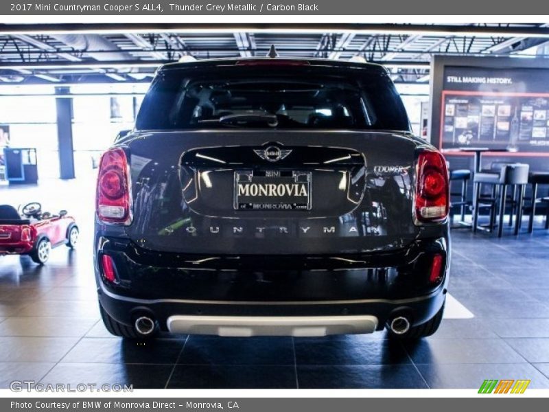 Thunder Grey Metallic / Carbon Black 2017 Mini Countryman Cooper S ALL4