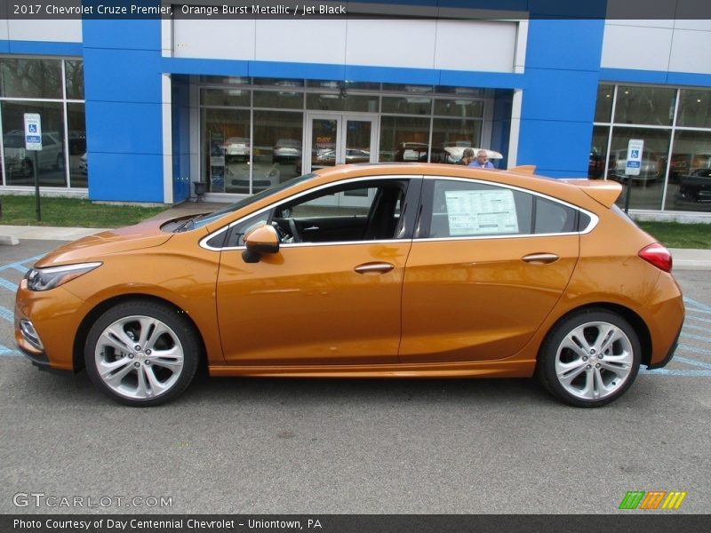 Orange Burst Metallic / Jet Black 2017 Chevrolet Cruze Premier