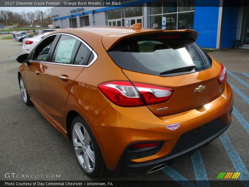 Orange Burst Metallic / Jet Black 2017 Chevrolet Cruze Premier