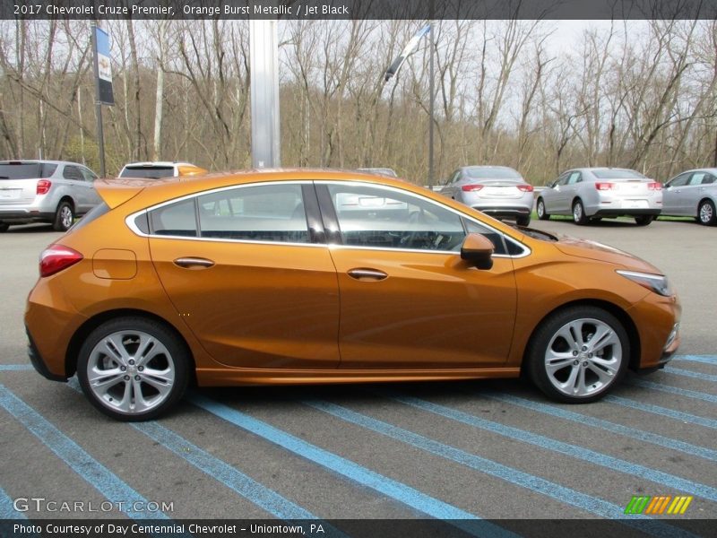 Orange Burst Metallic / Jet Black 2017 Chevrolet Cruze Premier