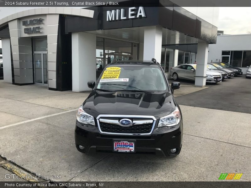 Crystal Black Silica / Black 2014 Subaru Forester 2.5i Touring