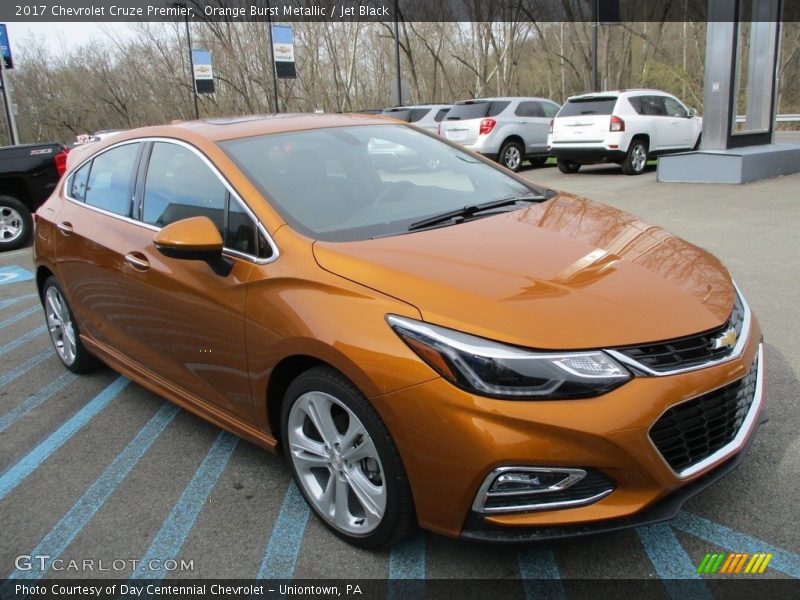 Orange Burst Metallic / Jet Black 2017 Chevrolet Cruze Premier