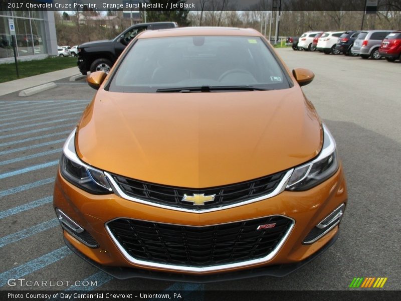 Orange Burst Metallic / Jet Black 2017 Chevrolet Cruze Premier