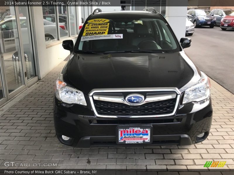 Crystal Black Silica / Black 2014 Subaru Forester 2.5i Touring