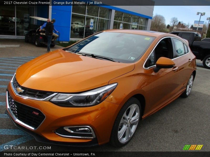 Orange Burst Metallic / Jet Black 2017 Chevrolet Cruze Premier