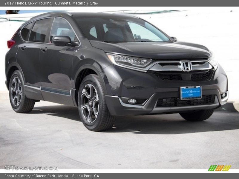 Gunmetal Metallic / Gray 2017 Honda CR-V Touring
