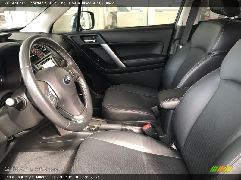 Crystal Black Silica / Black 2014 Subaru Forester 2.5i Touring