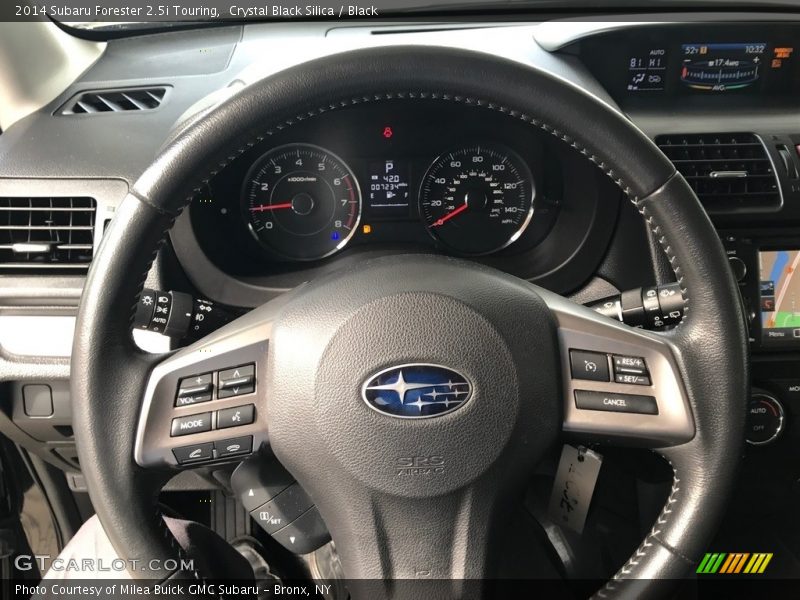 Crystal Black Silica / Black 2014 Subaru Forester 2.5i Touring