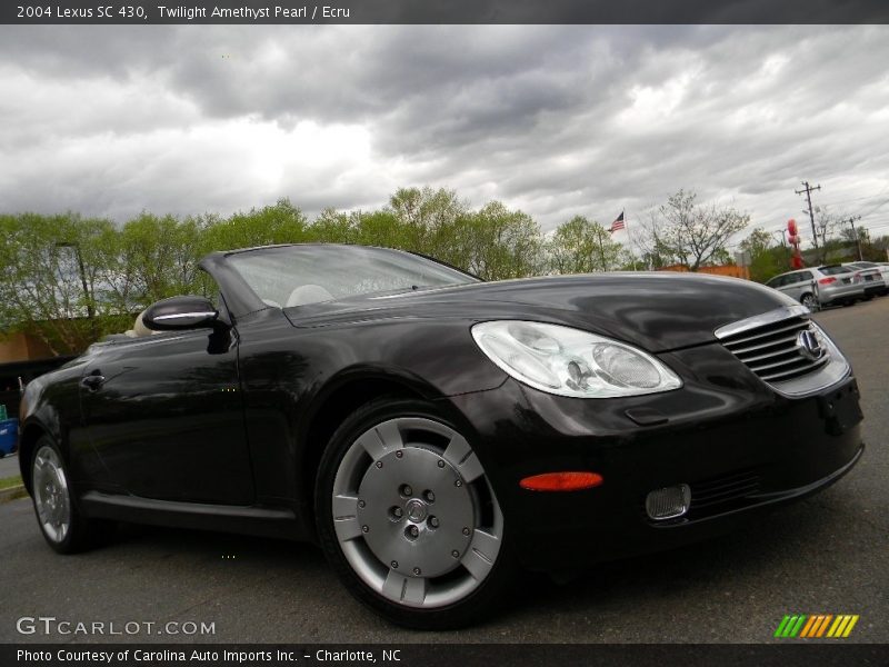 Twilight Amethyst Pearl / Ecru 2004 Lexus SC 430