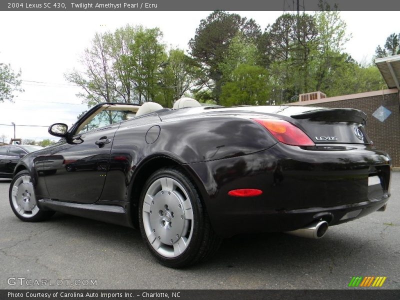 Twilight Amethyst Pearl / Ecru 2004 Lexus SC 430