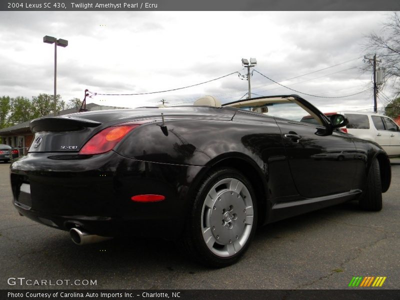 Twilight Amethyst Pearl / Ecru 2004 Lexus SC 430
