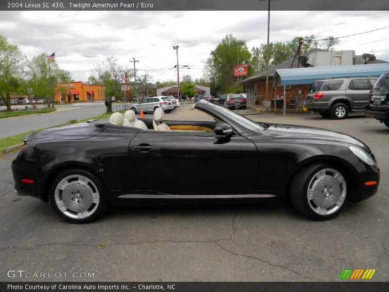 Twilight Amethyst Pearl / Ecru 2004 Lexus SC 430