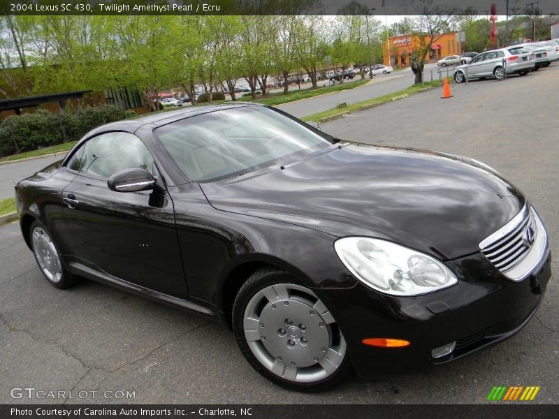 Twilight Amethyst Pearl / Ecru 2004 Lexus SC 430