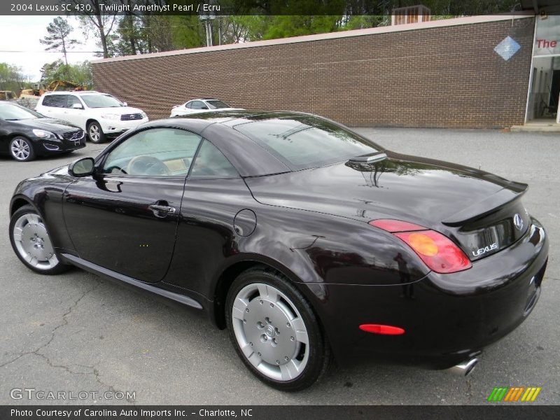 Twilight Amethyst Pearl / Ecru 2004 Lexus SC 430