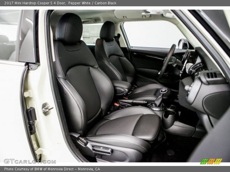 Pepper White / Carbon Black 2017 Mini Hardtop Cooper S 4 Door