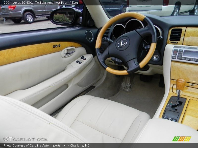 Twilight Amethyst Pearl / Ecru 2004 Lexus SC 430