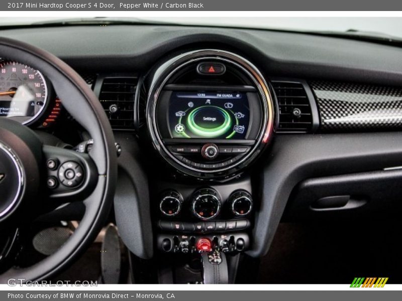 Pepper White / Carbon Black 2017 Mini Hardtop Cooper S 4 Door