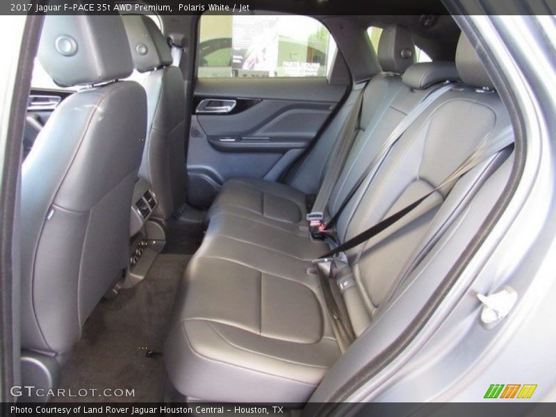 Polaris White / Jet 2017 Jaguar F-PACE 35t AWD Premium