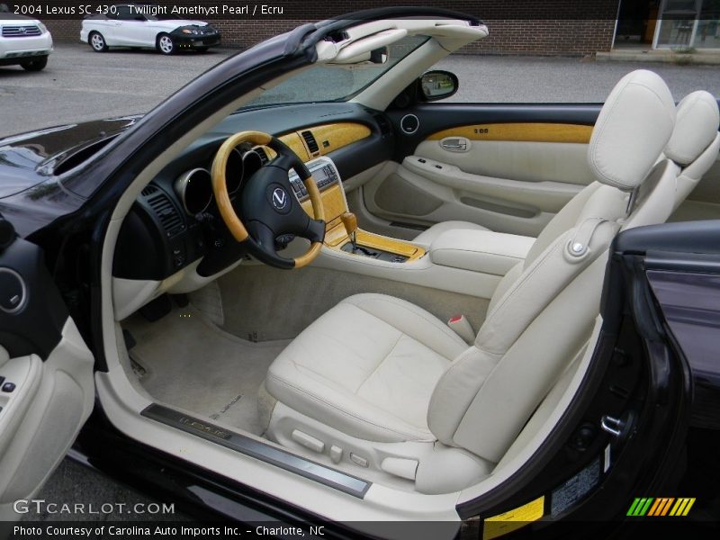 Twilight Amethyst Pearl / Ecru 2004 Lexus SC 430