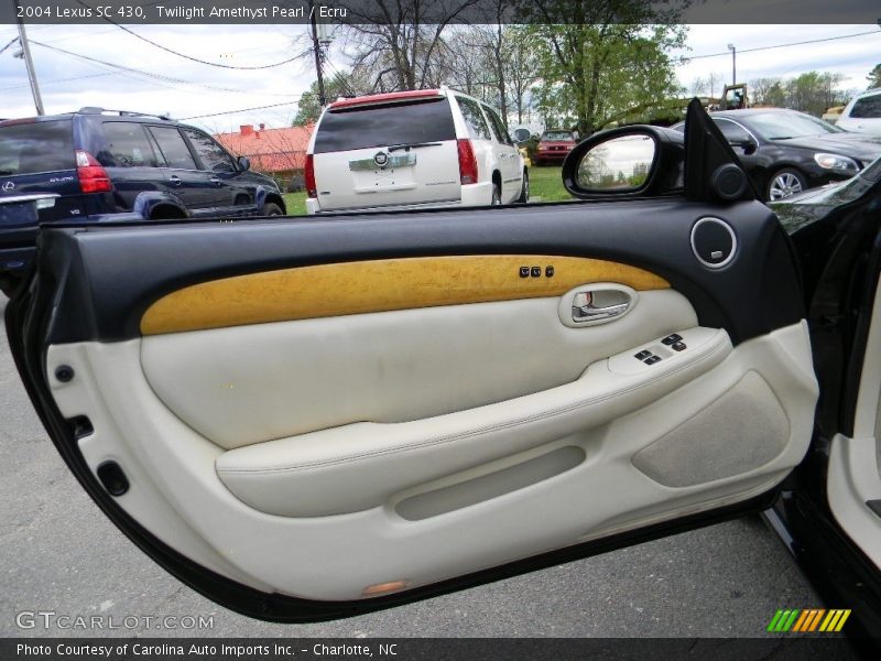 Twilight Amethyst Pearl / Ecru 2004 Lexus SC 430