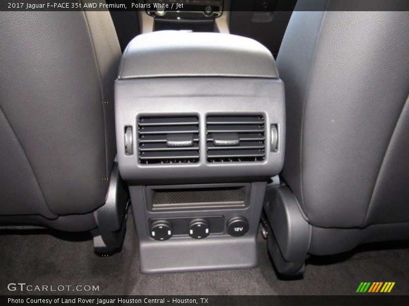 Polaris White / Jet 2017 Jaguar F-PACE 35t AWD Premium