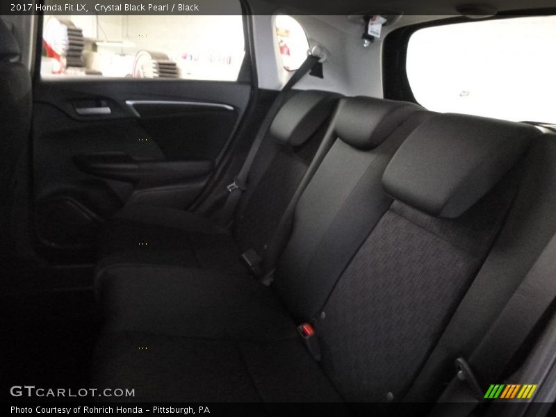 Crystal Black Pearl / Black 2017 Honda Fit LX