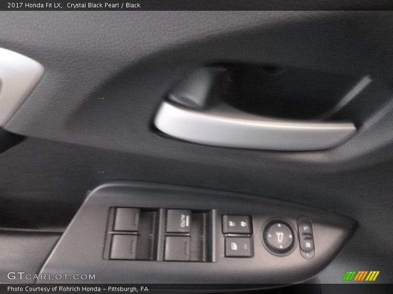 Crystal Black Pearl / Black 2017 Honda Fit LX